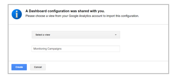 Installing Google Analytics Dashboards