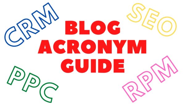 Cover Page for Blog Acronyms