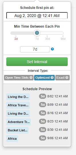 How to Use Interval Pinning on Tailwind