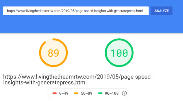 Living the Dream PSI Scores