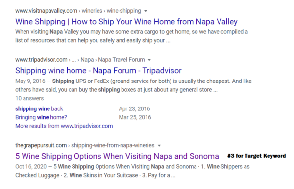 SERPs After Moving Article to New Site