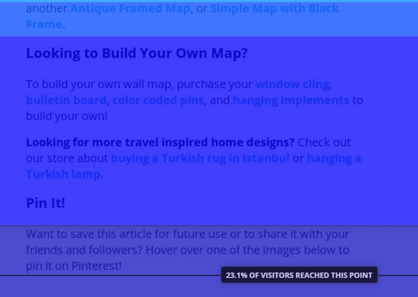 Heatmap on our Blog