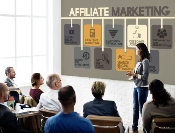 Affiliate Marketing Advertising Commercial Concept