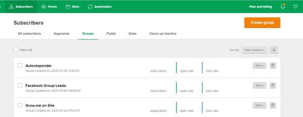 Segmenting Newsletter Signups into Groups on Mailerlite