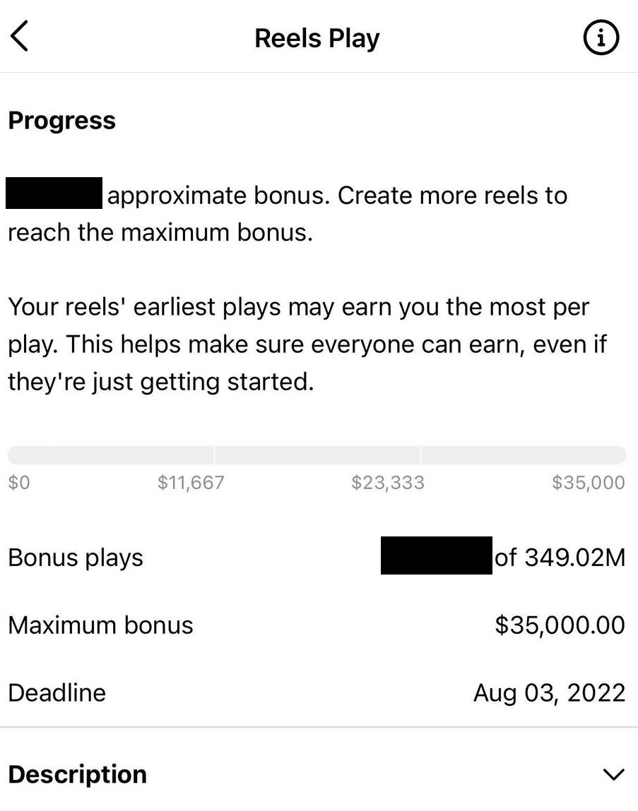 Instagram Reels Play Bonus: How to earn money for the number of
