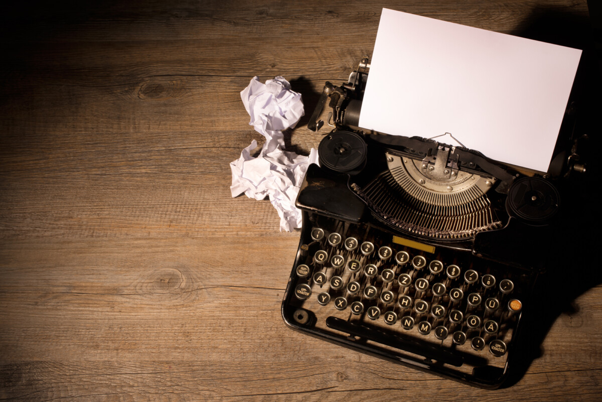 Writing at a Typewriter