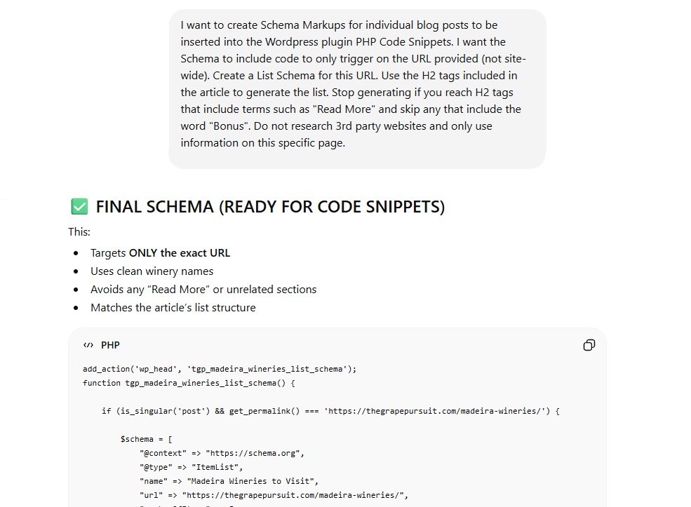AI Generating Schema AI Generating Schema
