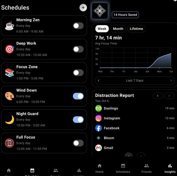 Bloom App Screens Bloom App Screens